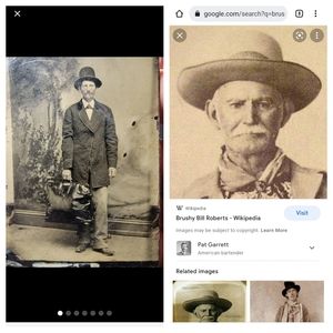 1890's Brushy Bill Robers Aka Billy the Kid only proof he lived to an old age